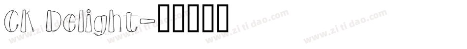CK Delight字体转换